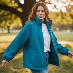 Banana Republic Women's Teal Bomber Jacket